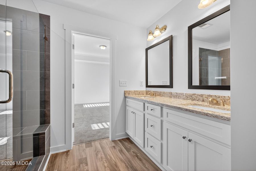 Furnished interior view inside a new home in Langston Place, Perry (Image 13).