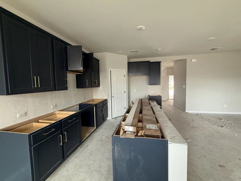 In-progress construction of a new home in Berry Creek Highlands, Georgetown, TX (Image 9).