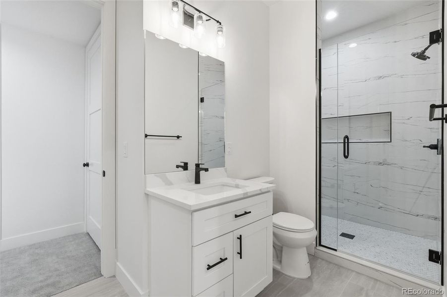 Furnished interior view inside a new home in , Keenesburg (Image 19).