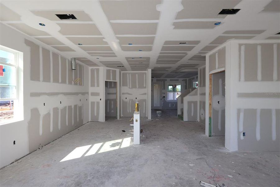 In-progress construction of a new home in Center Lake on the Park, St. Cloud, FL (Image 7).