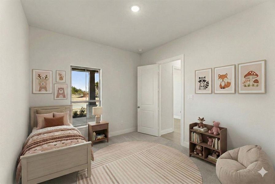 Furnished interior view inside a new home in Ridgepoint - Phase 1, Midlothian (Image 14).