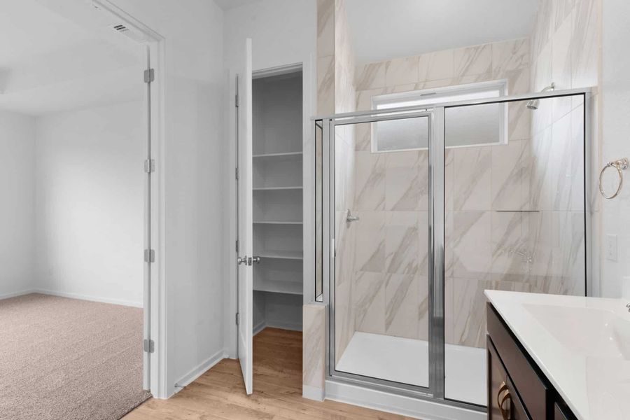 Furnished interior view inside a new home in Carillon, Manor (Image 8).