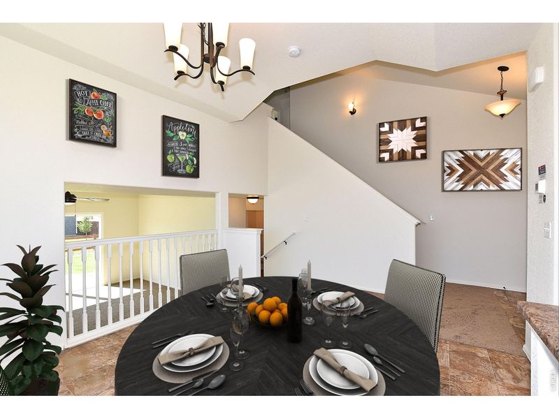 Furnished interior view inside a new home in , Greeley (Image 5).