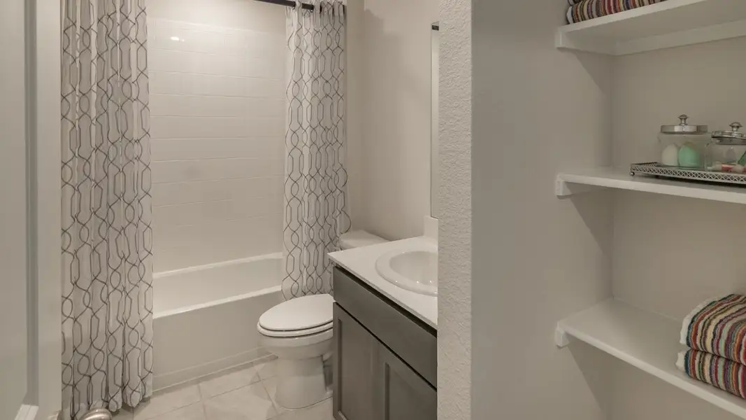 Furnished interior view inside a new home in The Reserve at Timber Creek, Lindale (Image 3). Furnished interior view inside a new home in The Reserve at Timber Creek, Lindale (Image 3).