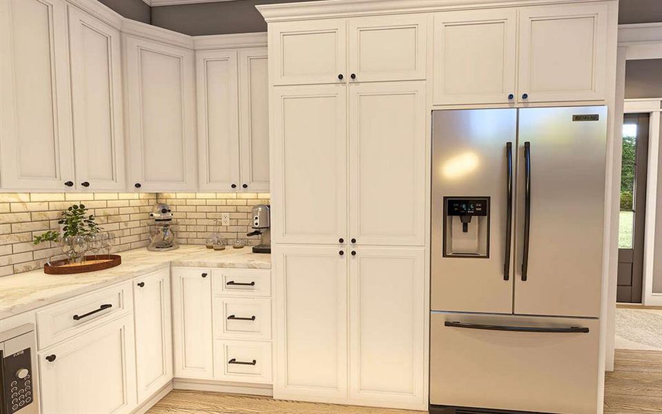 Furnished interior view inside a new home in , Weatherford (Image 8).