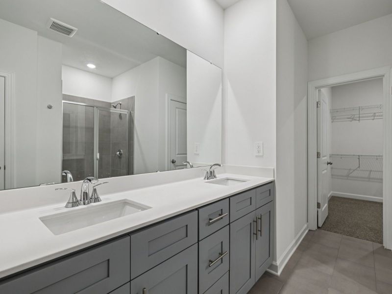 Furnished interior view inside a new home in Nelson's Creek, Mocksville (Image 6).