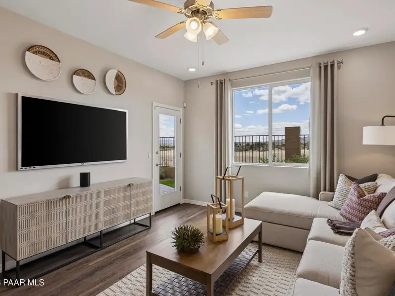 Furnished interior view inside a new home in South Ranch Southern Collection, Prescott (Image 8). Furnished interior view inside a new home in South Ranch Southern Collection, Prescott (Image 8).