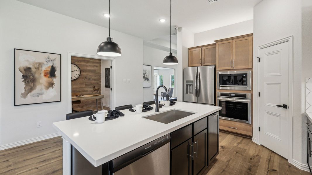Representative furnished interior of a home built from the Oleander by Brightland Homes in Churchill, Anna (Image 7).