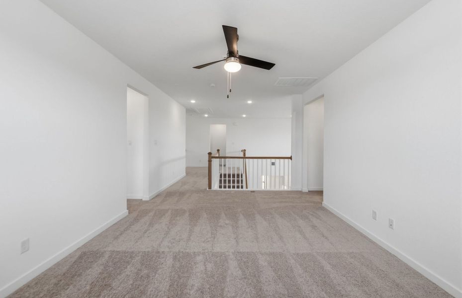 Representative unfurnished interior of a home built from the Ferris by Pulte Homes in Kuempel Estates, Pflugerville (Image 49). Representative unfurnished interior of a home built from the Ferris by Pulte Homes in Kuempel Estates, Pflugerville (Image 49).