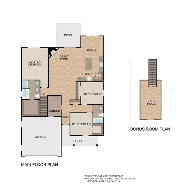 2D floor plan layout of this home in , Orangeburg, SC (Image 3).