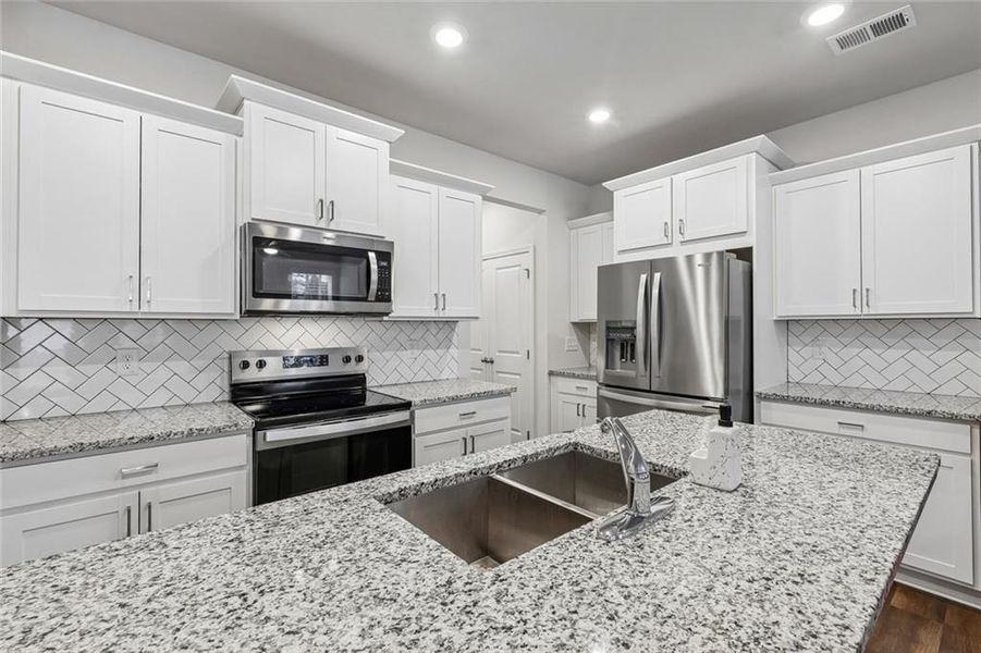 Furnished interior view inside a new home in , Decatur (Image 6).
