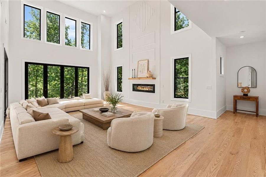 Furnished interior view inside a new home in , Acworth (Image 6).