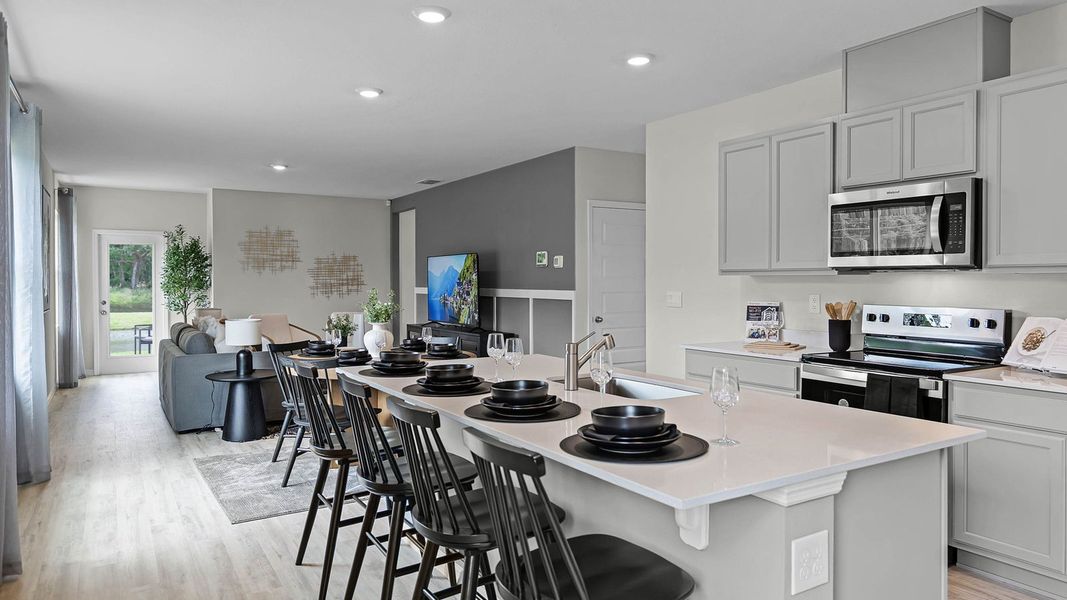 Furnished interior view inside a new home in Villamar, Winter Haven (Image 9).