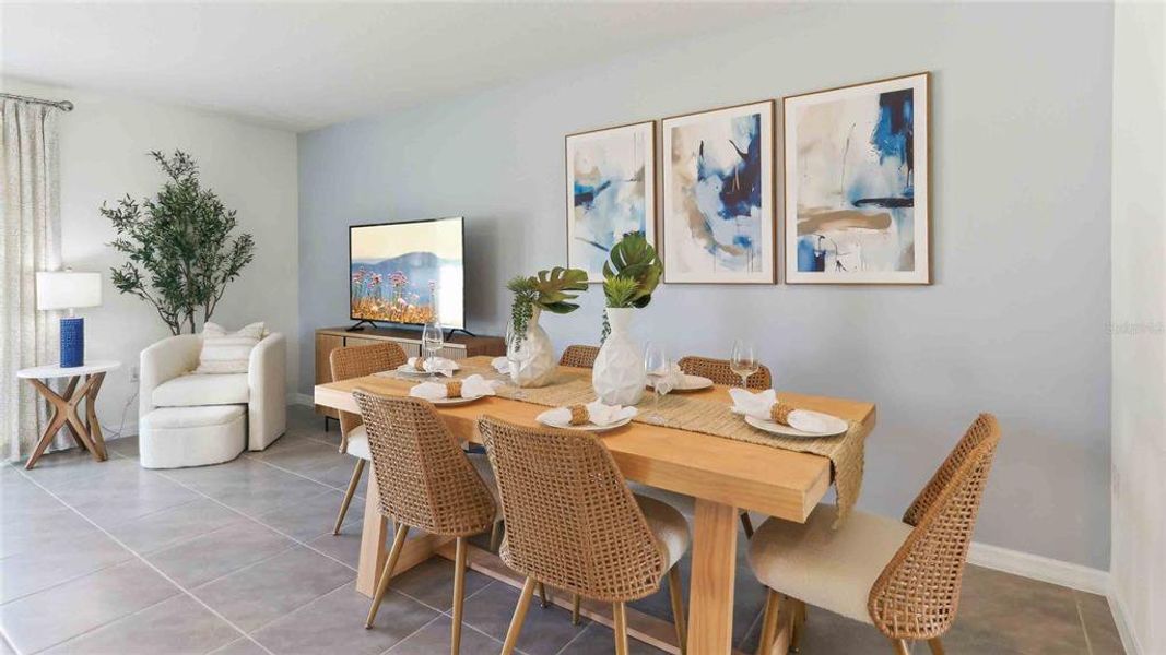 Furnished interior view inside a new home in The Towns at Laurel Commons, Ocala (Image 4).