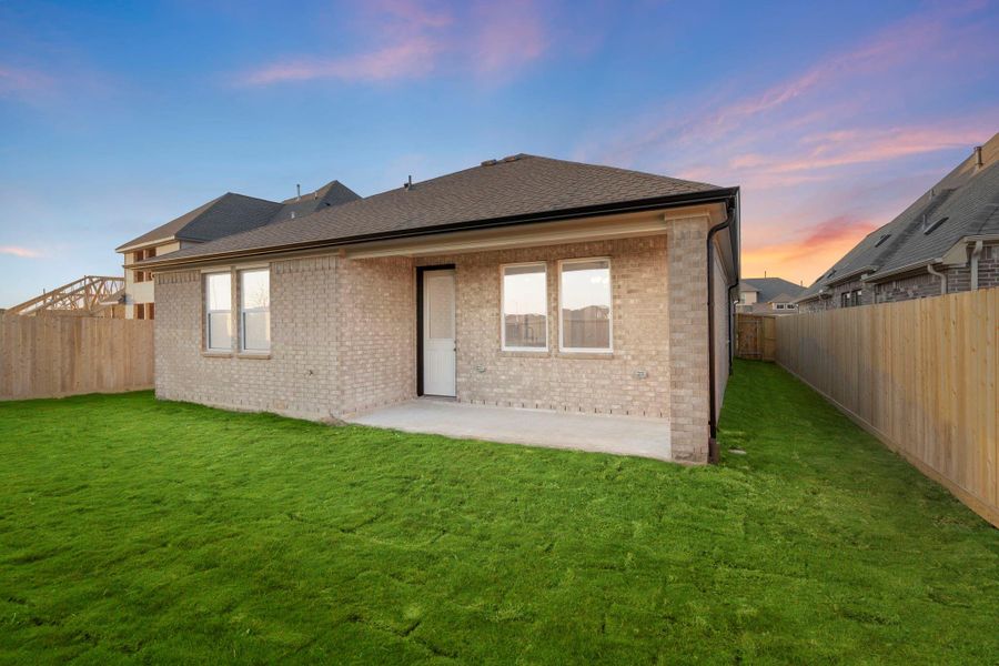 Exterior details and patio area of a home in Westland Ranch 50ft, League City (Image 17). Exterior details and patio area of a home in Westland Ranch 50ft, League City (Image 17).