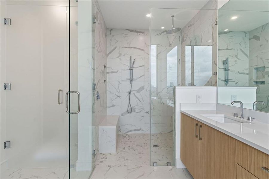 Furnished interior view inside a new home in The Dillon Buckhead, Atlanta (Image 5).