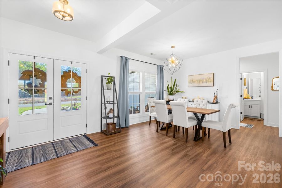 Furnished interior view inside a new home in , Salisbury (Image 15).