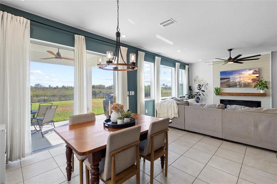 Furnished interior view inside a new home in Isles at Bayview, Parrish (Image 9).
