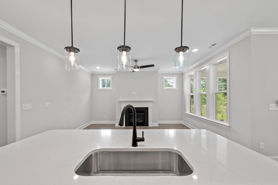Representative interior finishes for a home built from the The Ellery by RobuckHomes in Baylee Ridge, Selma (Image 19).