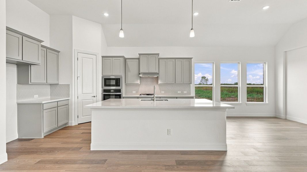 Furnished interior view inside a new home in Green Meadows Classic, Celina (Image 34).