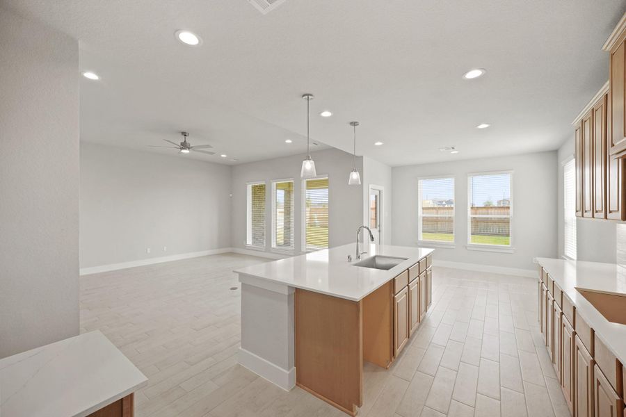 Furnished interior view inside a new home in Morton Creek Ranch, Katy (Image 6).
