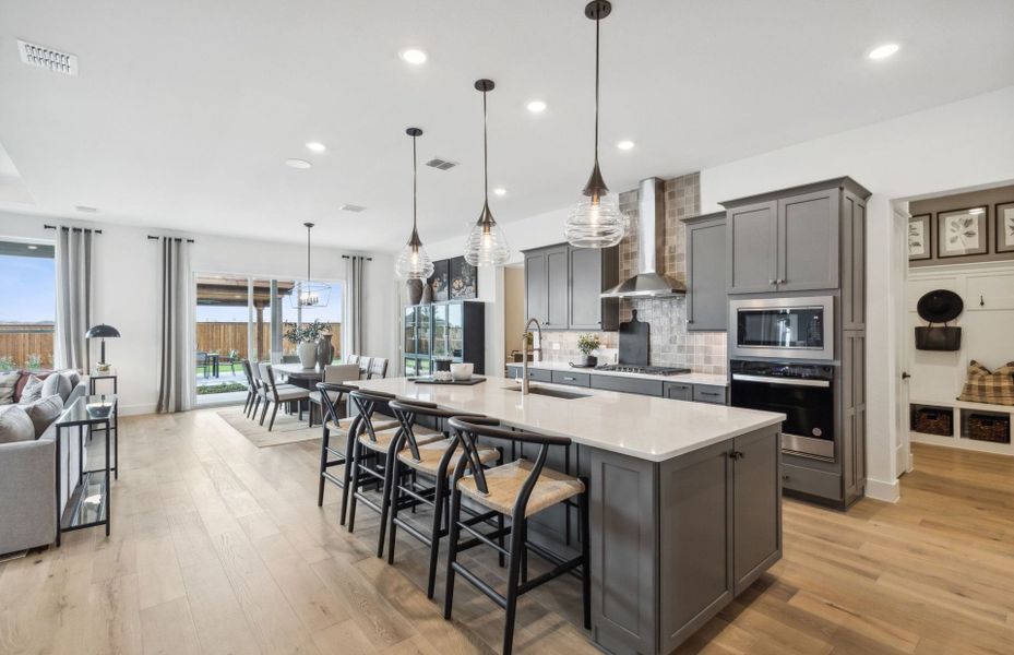 Representative furnished interior of a home built from the Reverence by Del Webb in Del Webb Austin at Lost Pines, Bastrop (Image 15). Representative furnished interior of a home built from the Reverence by Del Webb in Del Webb Austin at Lost Pines, Bastrop (Image 15).
