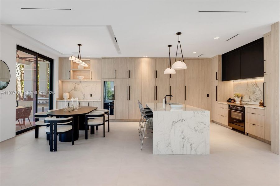 Furnished interior view inside a new home in , Miami (Image 67).