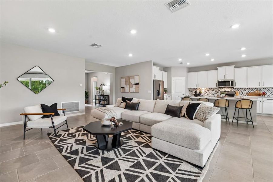 Furnished interior view inside a new home in Deerbrook, Land O' Lakes (Image 16).