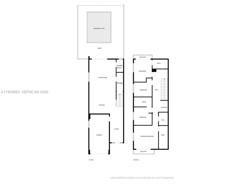 2D floor plan layout of this home in , Miami, FL (Image 7). 2D floor plan layout of this home in , Miami, FL (Image 7).