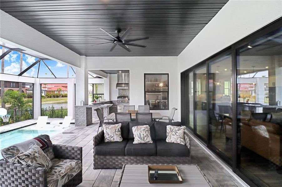 Exterior details and patio area of a home in , Apollo Beach (Image 30). Exterior details and patio area of a home in , Apollo Beach (Image 30).