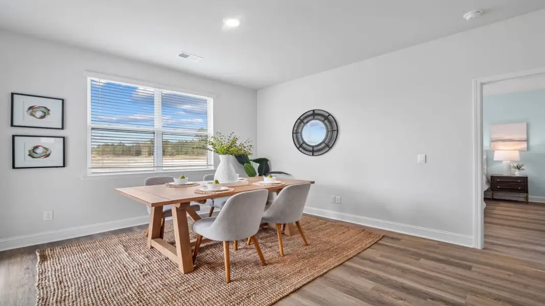 Furnished interior view inside a new home in The Retreat at East Argent, Ridgeland (Image 11).