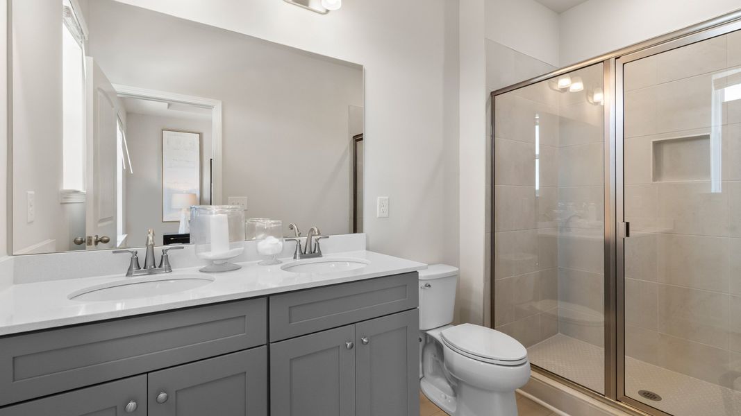 Furnished interior view inside a new home in Silverock, McDonough (Image 24).