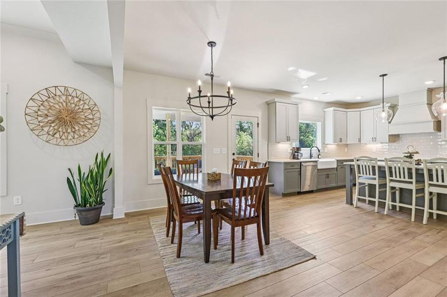 Furnished interior view inside a new home in , Hoschton (Image 7).