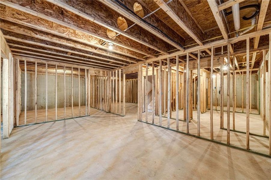 In-progress construction of a new home in , Monroe, GA (Image 66).