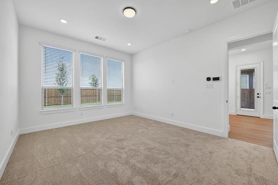 Spacious, unfurnished interior of a new home in Wildflower Ranch, Dish (Image 24). Spacious, unfurnished interior of a new home in Wildflower Ranch, Dish (Image 24).