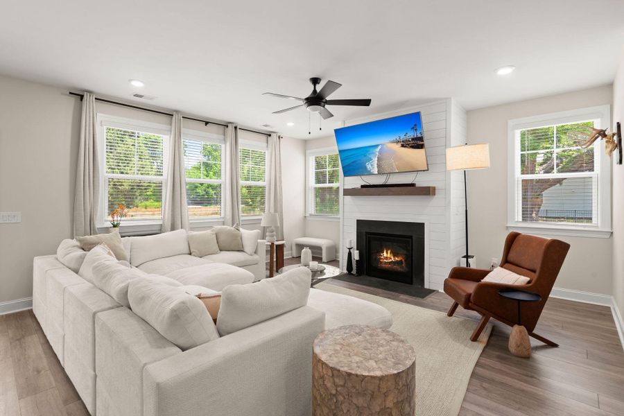 Furnished interior view inside a new home in , Mount Pleasant (Image 24).