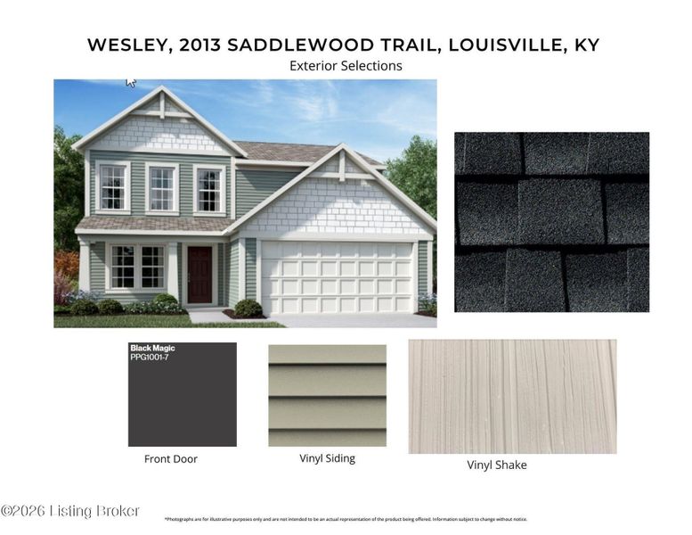 Sample of building materials used in homes in Bridle Run, Louisville (Image 3). Sample of building materials used in homes in Bridle Run, Louisville (Image 3).