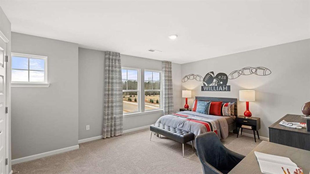 Furnished interior view inside a new home in Heritage Pointe, Senoia (Image 32).