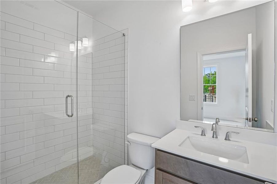 Furnished interior view inside a new home in Waterhaven, Cumming (Image 12).
