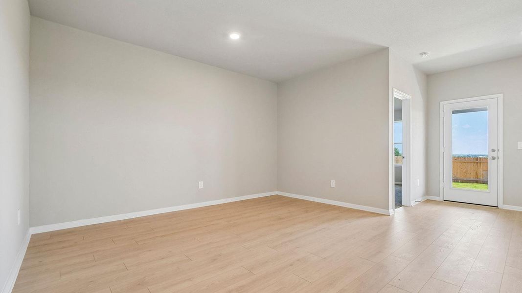 Spacious, unfurnished interior of a new home in Carillon, Manor (Image 12).