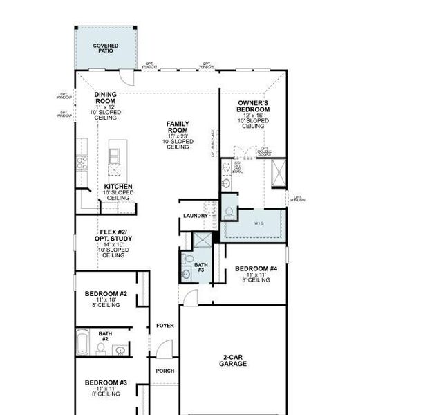 2D floor plan layout of this home in Sanderos, Fort Worth, TX (Image 2). 2D floor plan layout of this home in Sanderos, Fort Worth, TX (Image 2).