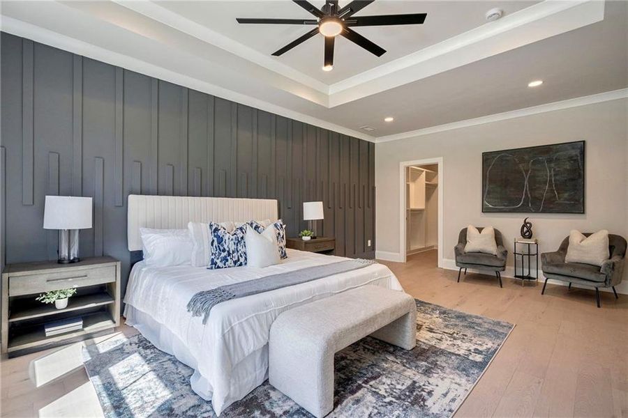 Furnished interior view inside a new home in , Atlanta (Image 16).