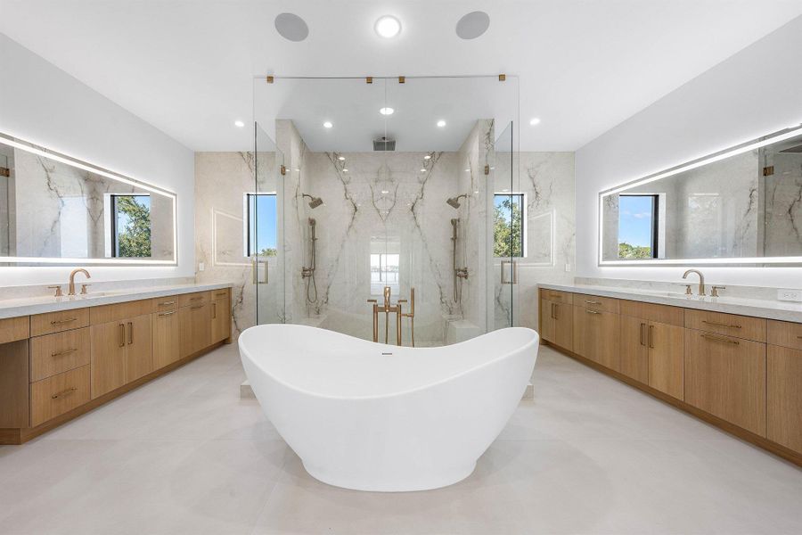 Furnished interior view inside a new home in , Jupiter (Image 16).