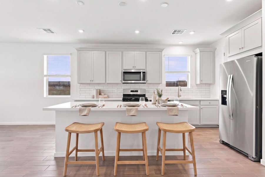 Furnished interior view inside a new home in Montana Vista - Highland, Buckeye (Image 6).