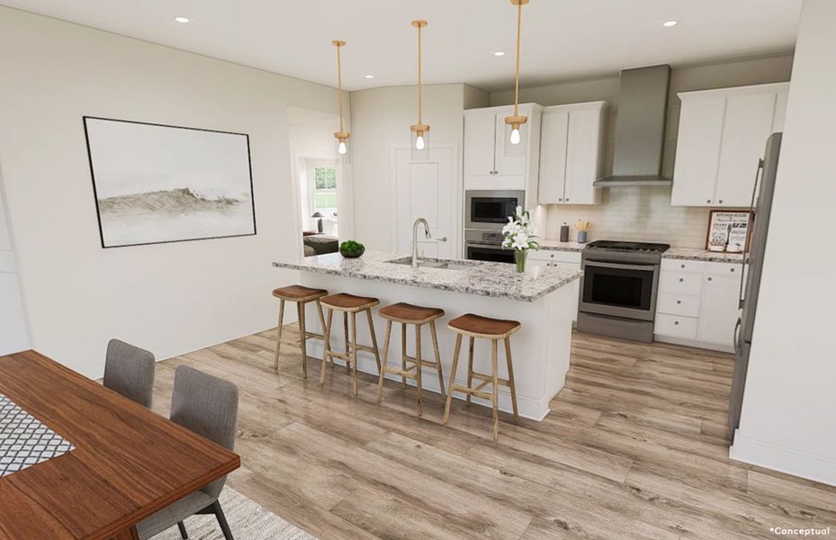 Representative furnished interior of a home built from the Flagstone by Del Webb in Del Webb Catalina, Lakewood Ranch (Image 10).