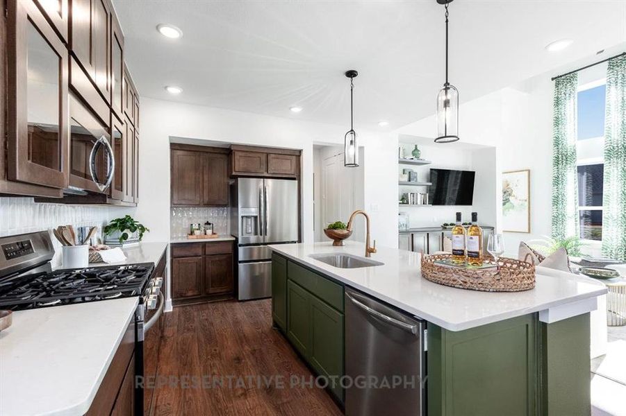 Furnished interior view inside a new home in , Royse City (Image 5).
