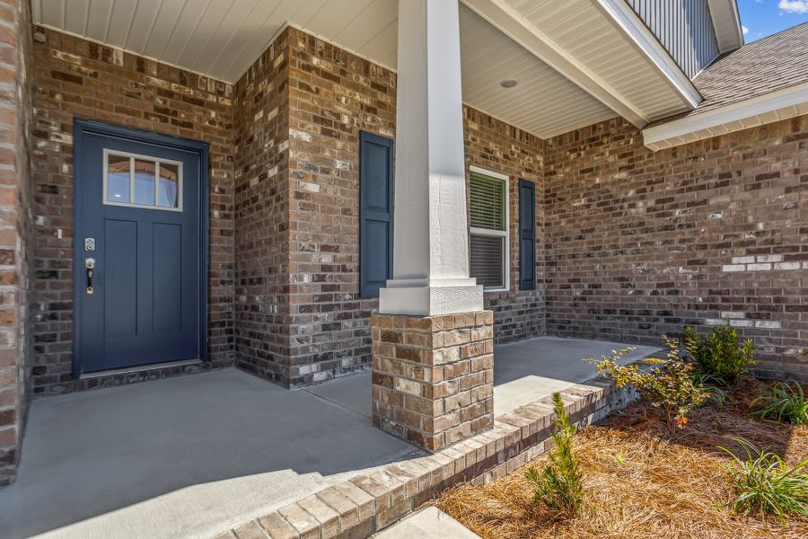 Representative exterior photo of a completed home built from the The Turquoise by Herbst Homes in Clear Water Landing, Milton, FL (Image 45).