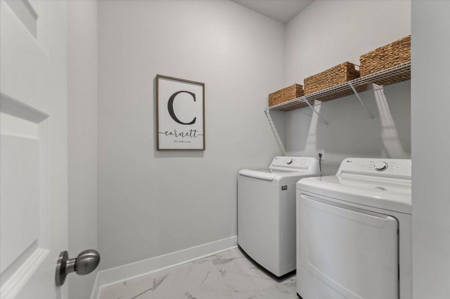 Furnished interior view inside a new home in Carnes Crossroads, Summerville (Image 37).