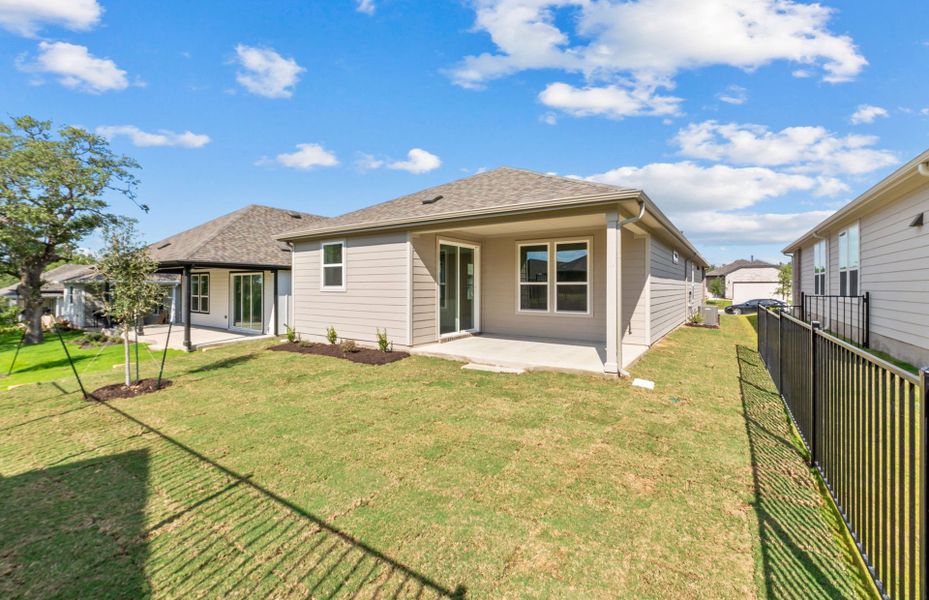 Exterior details and patio area of a home in Sun City Texas, Georgetown (Image 22). Exterior details and patio area of a home in Sun City Texas, Georgetown (Image 22).