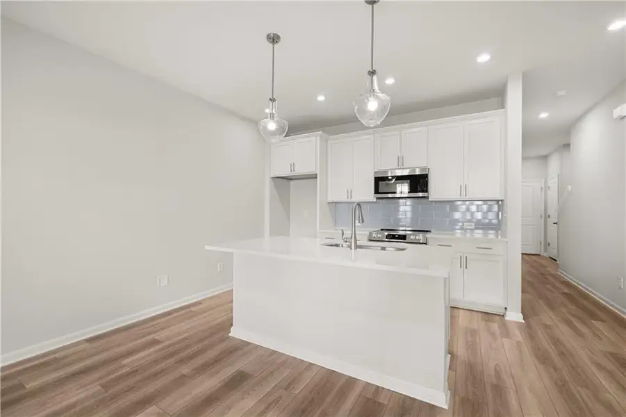 Furnished interior view inside a new home in Stegall Village, Emerson (Image 7). Furnished interior view inside a new home in Stegall Village, Emerson (Image 7).